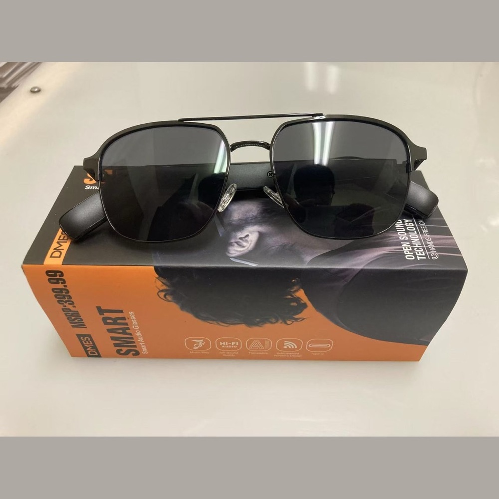 DMES AI Black Sunglasses